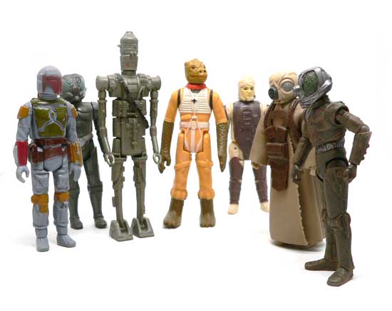 Star Wars®, Star Wars Action Figures®, 4-LOM®, droid, Zuckuss®,  Action Figure Review