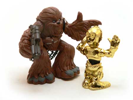Star Wars®, Star Wars Action Figures®, Galactic Heroes®, Action Figure Review, Chewbacca, Chewie, C-3PO