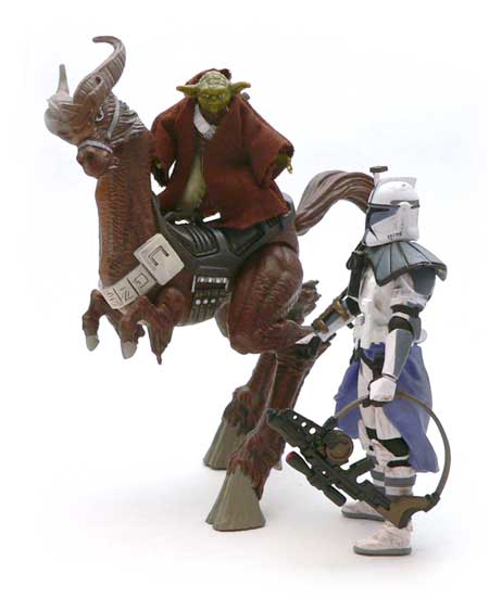 Star Wars®, Star Wars Action Figures®,Yoda, Kybuck,  Action Figure Review